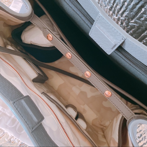 Dagne Dover Allyn Tote  Graphite Leather Large - Picture 14 of 15